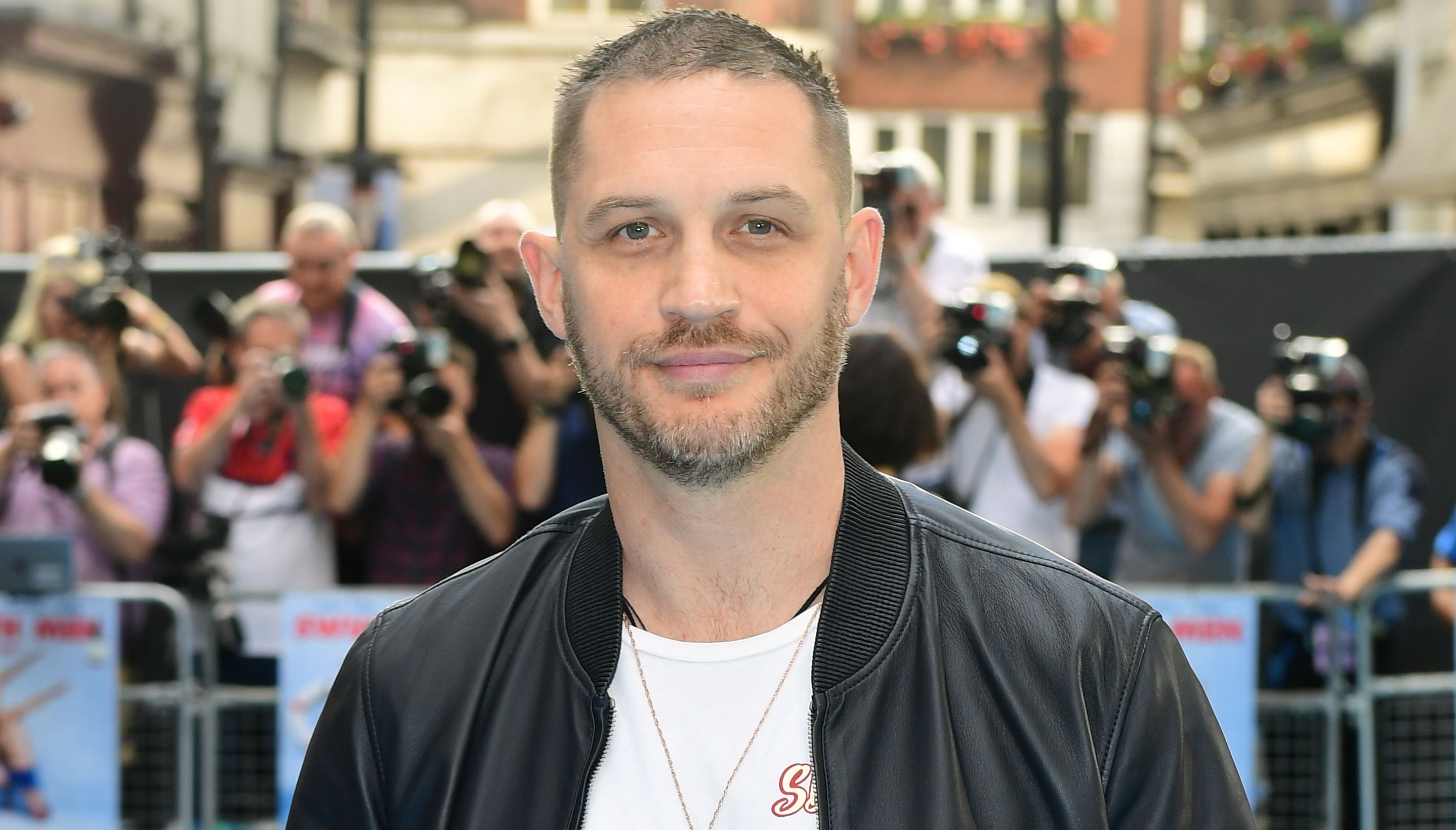 Tom Hardy attending the Swimming with Men premiere held at Curzon Mayfair, London.