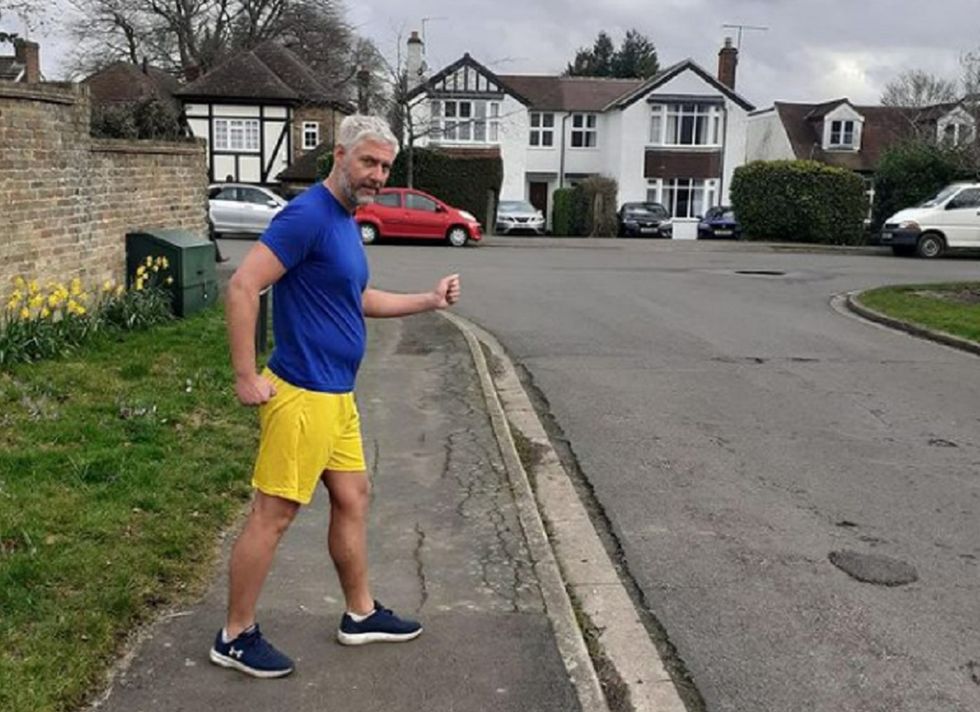 Tom Harrison running