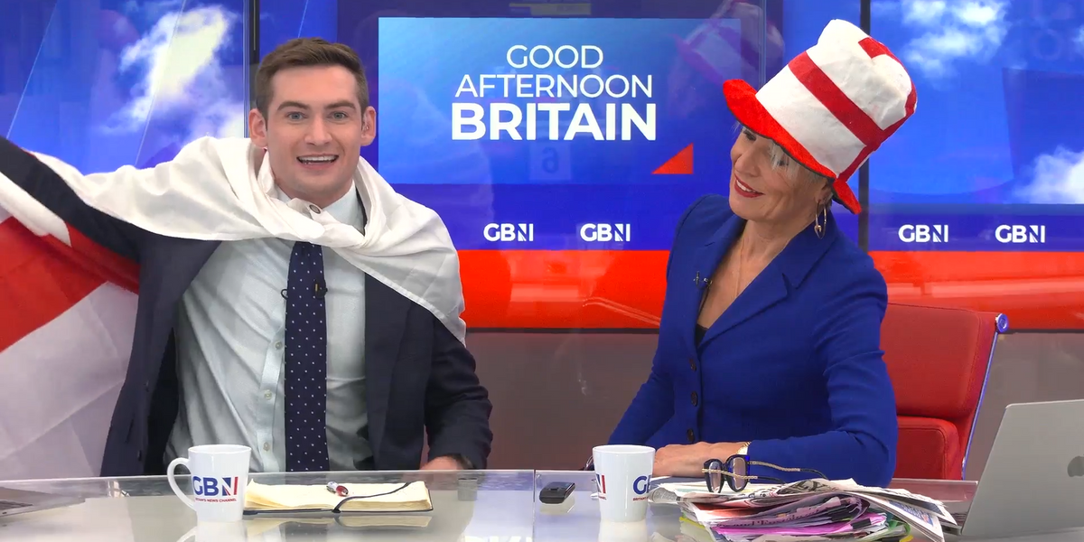 NextImg:'Better not come near us!' Tom Harwood and Dawn Neesom hilariously mock Birmingham flag ban