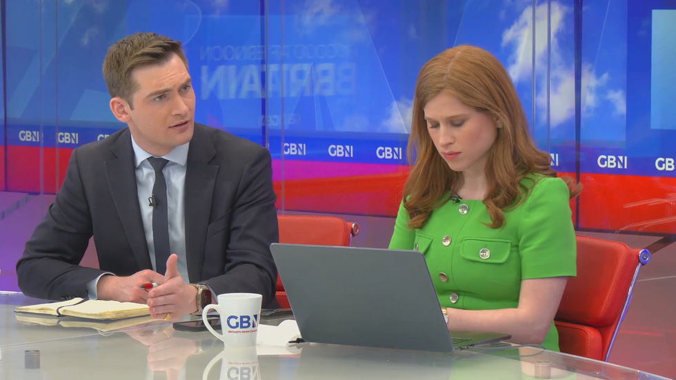 Tom Harwood and Emily Carver