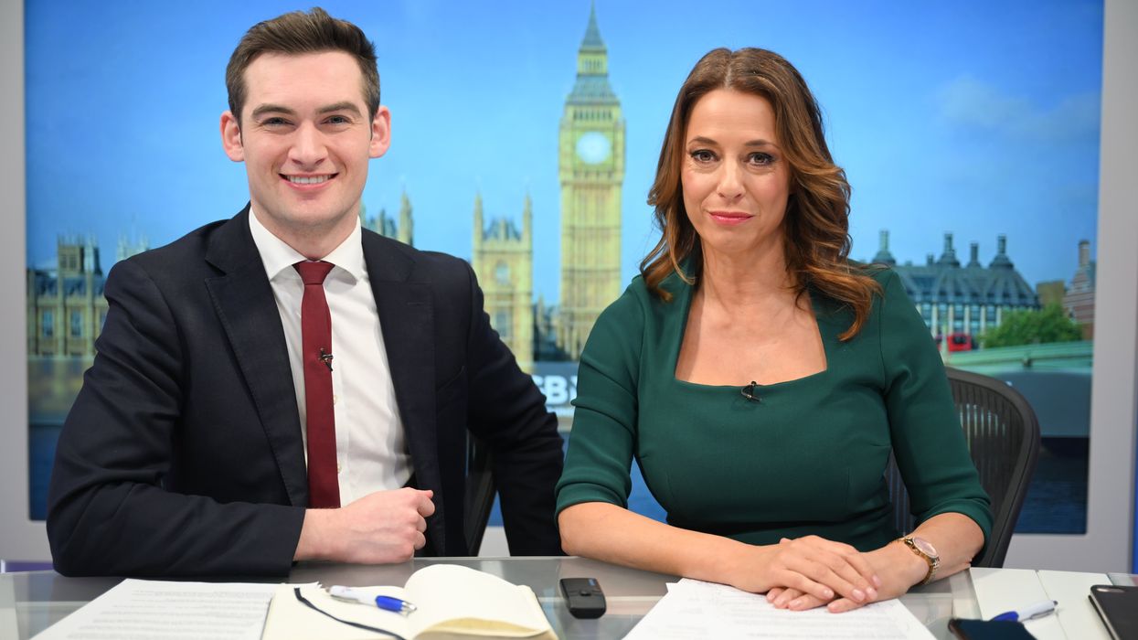 Tom Harwood and Gloria De Piero