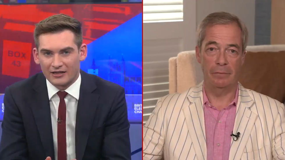 Tom Harwood and Nigel Farage