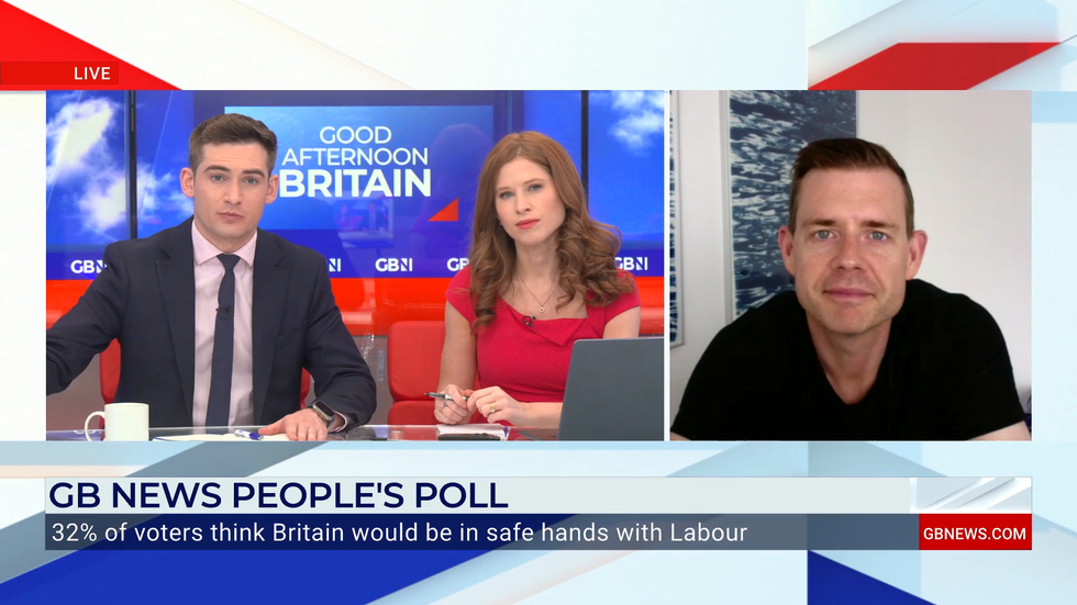 Tom Harwood, Emily Carver and Matt Goodwin