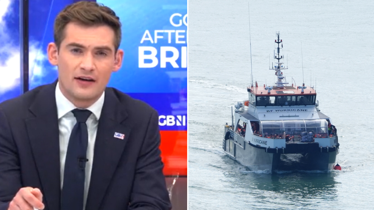 Tom Harwood; ship carrying migrants back to Dover