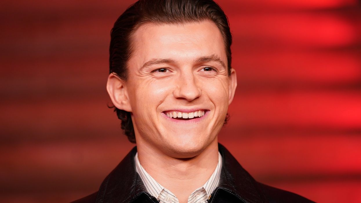Tom Holland smiling