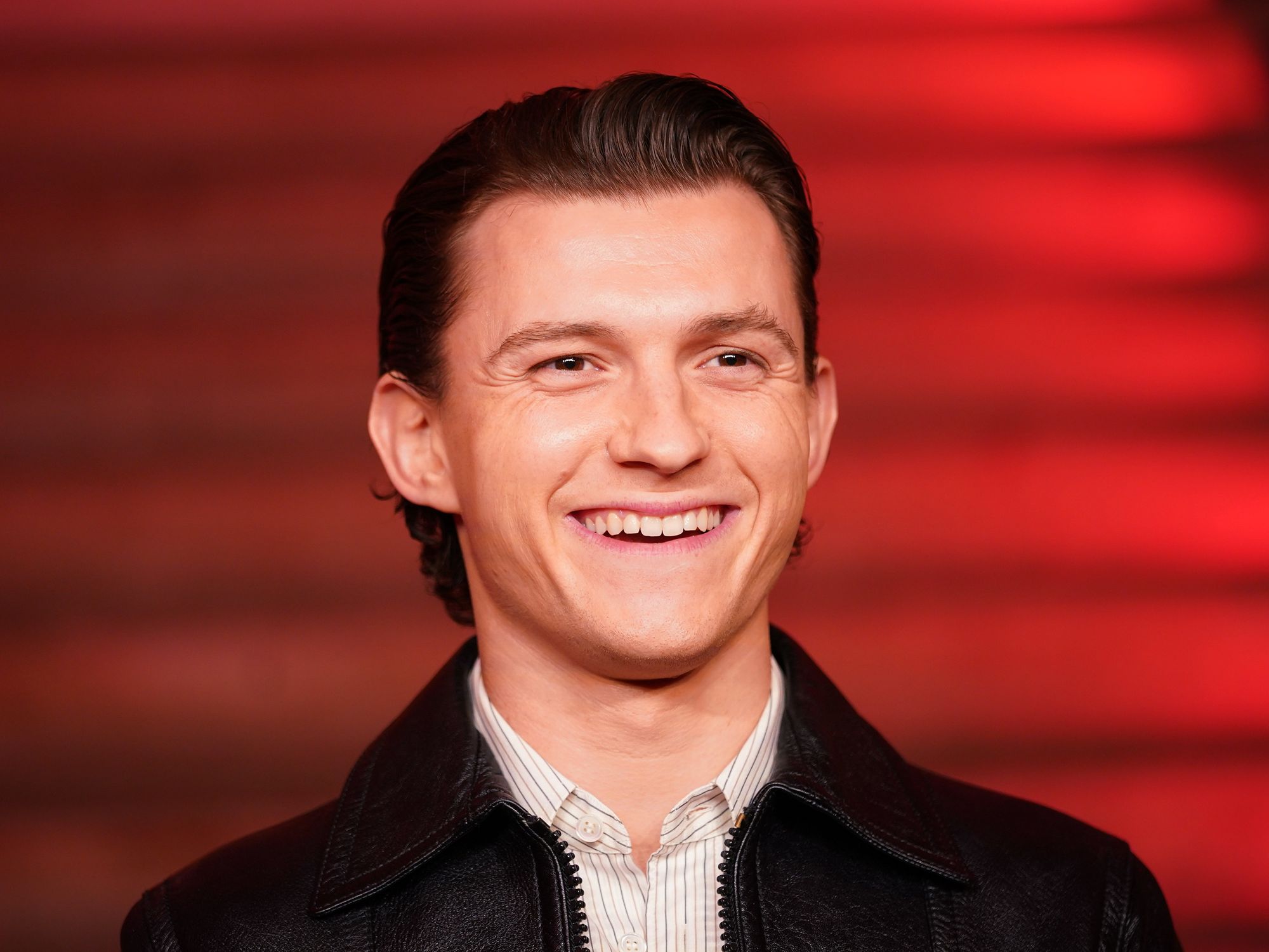 Tom Holland smiling