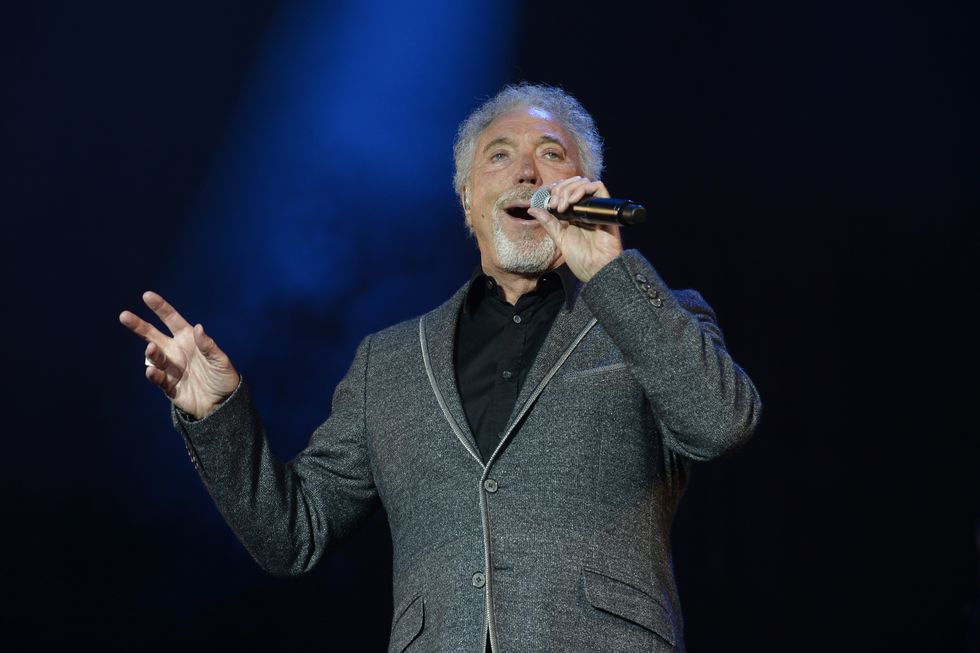Tom Jones performs at V Festival in 2015
