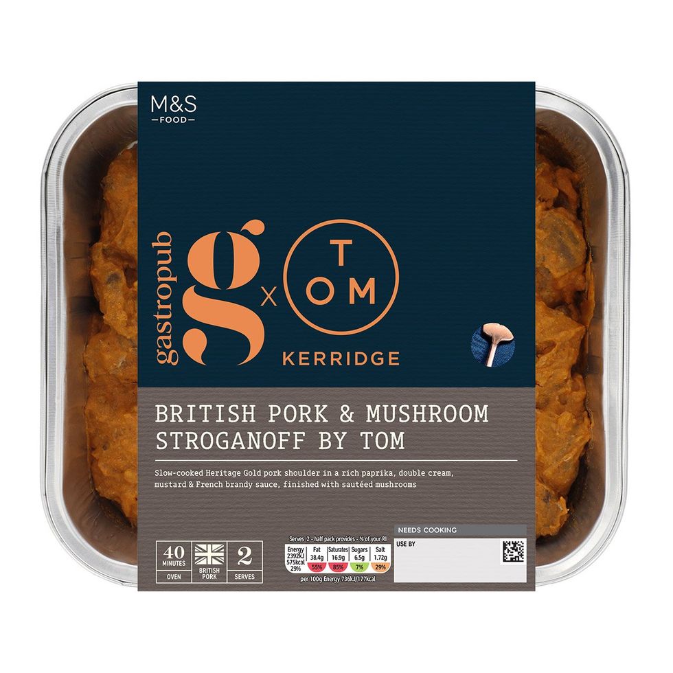 Tom Kerridge Estrogonofe britânico de porco e cogumelos por Tom