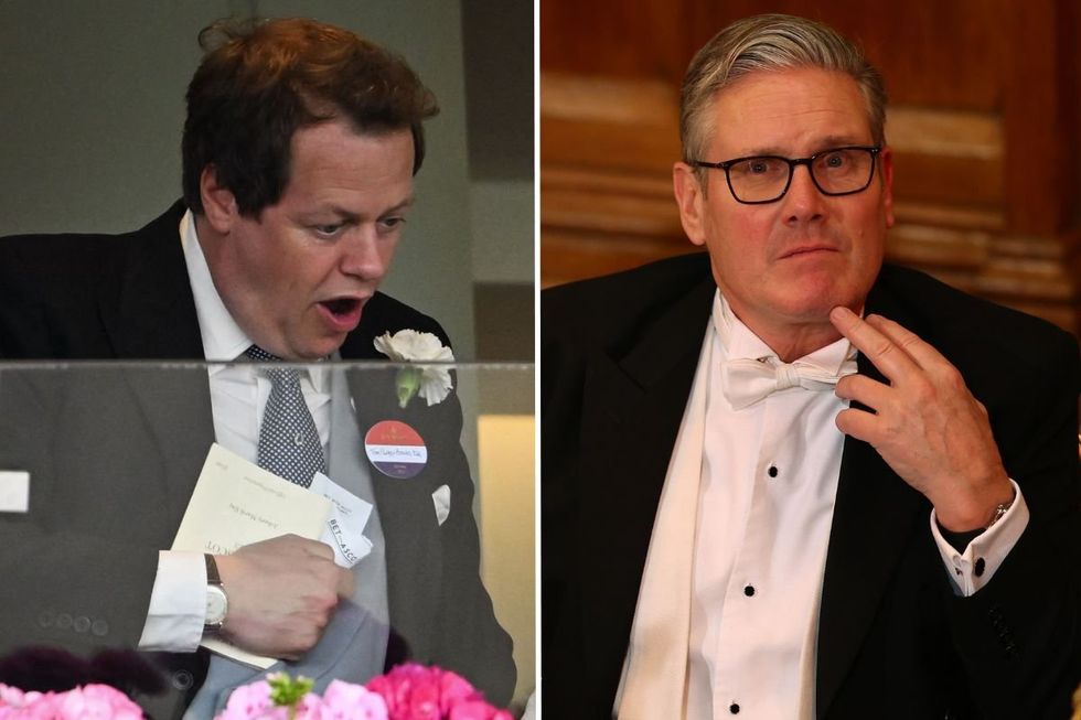 Tom Parker Bowles and Sir Keir Starmer