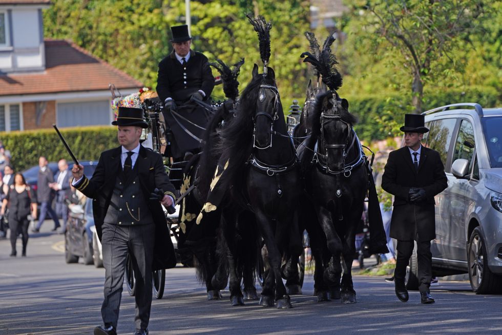 Tom Parker's funeral procession