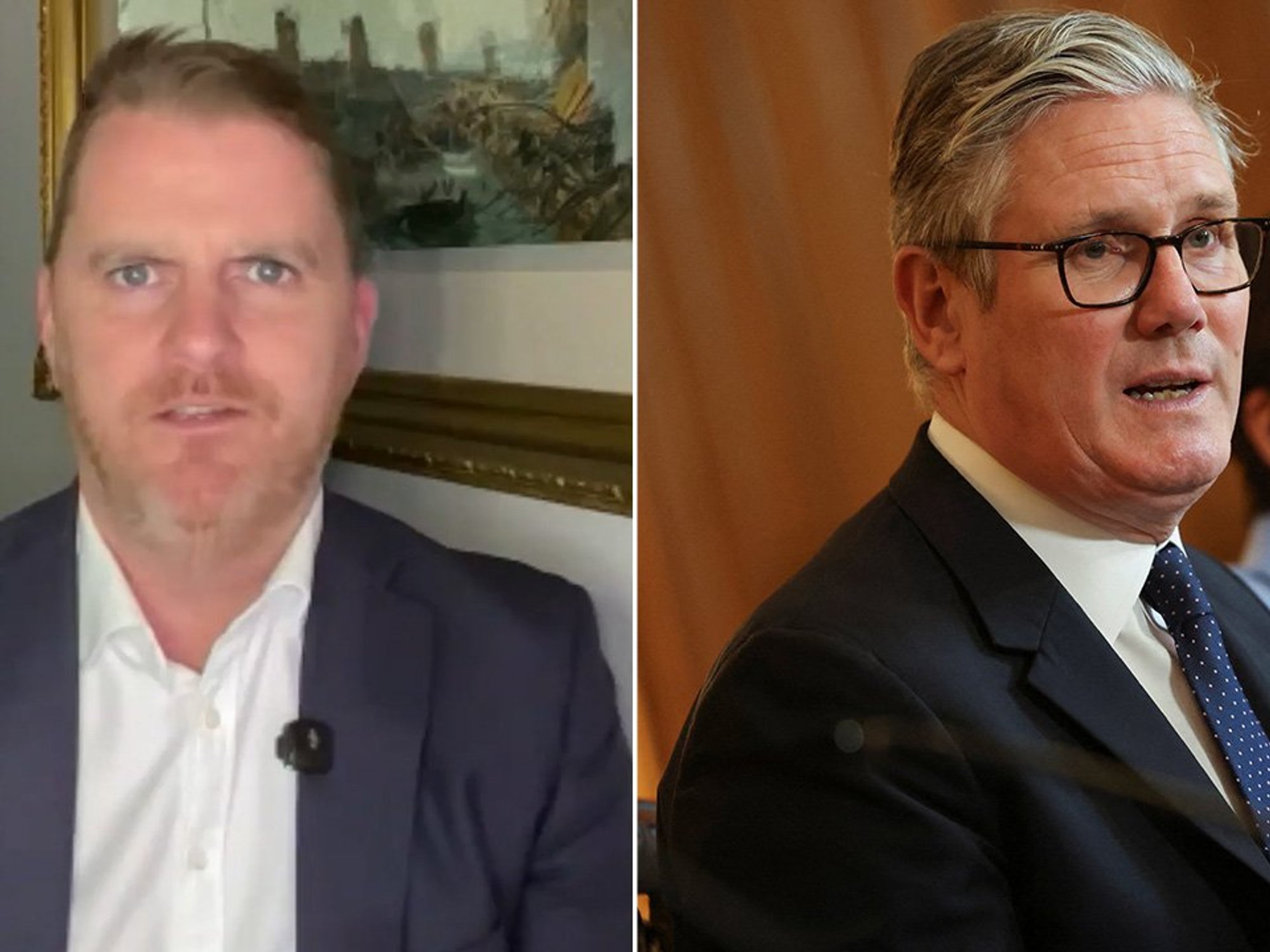 Tom Sharpe, Keir Starmer