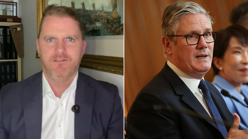Tom Sharpe, Keir Starmer