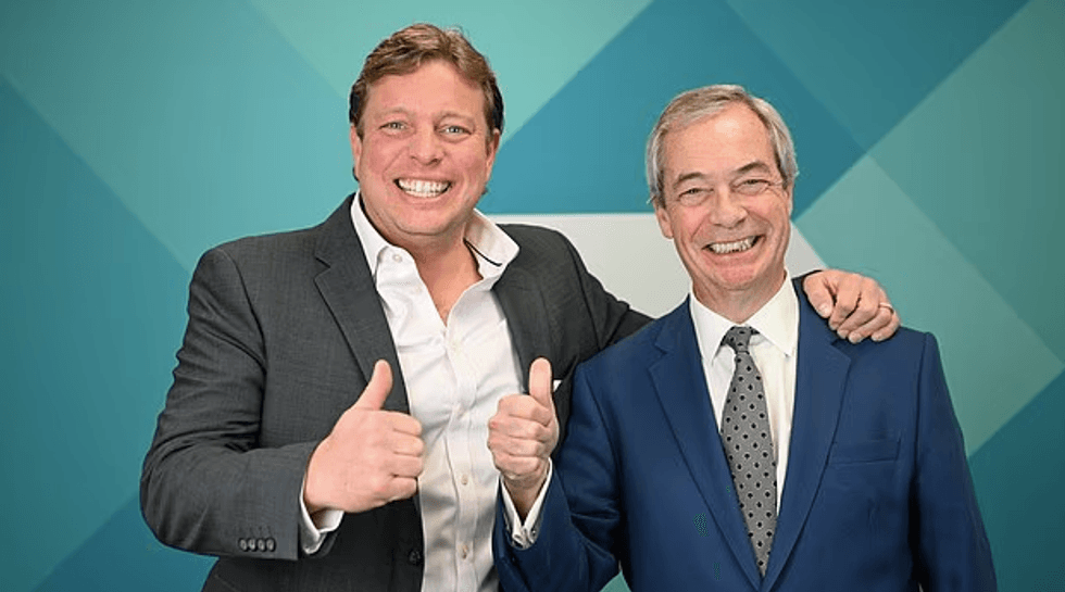 Tom Skinner and Nigel Farage