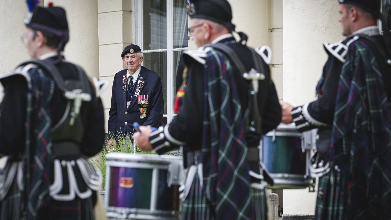 Tom Weatherall at Southwick House for D-Day commemorations