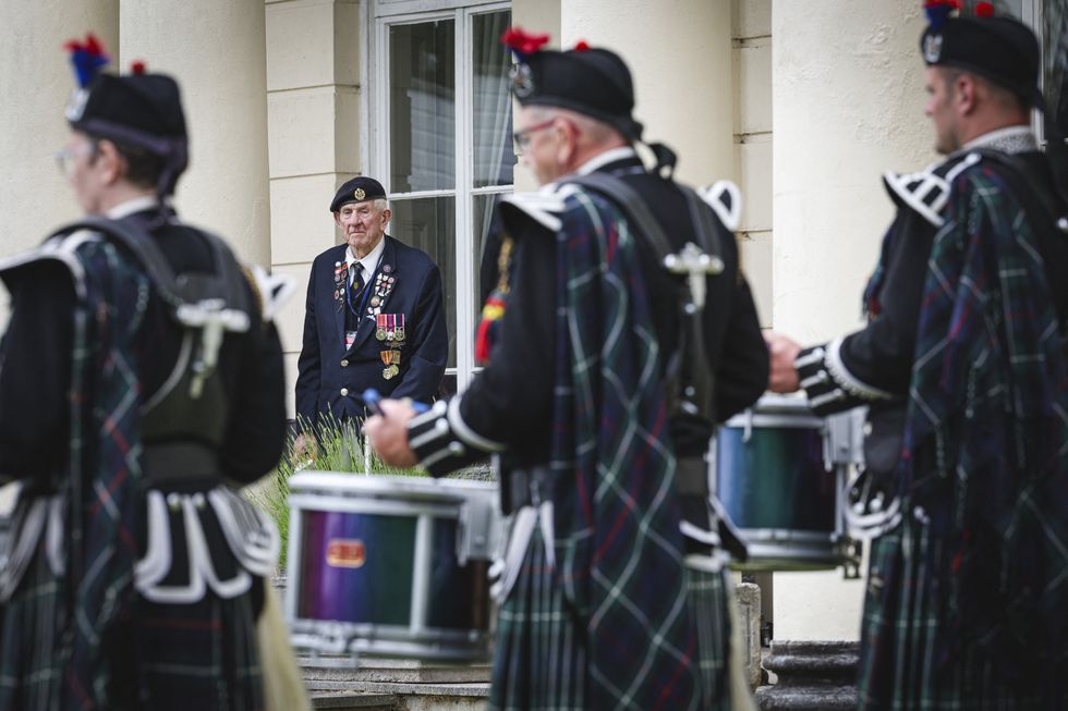 Tom Weatherall at Southwick House for D-Day commemorations