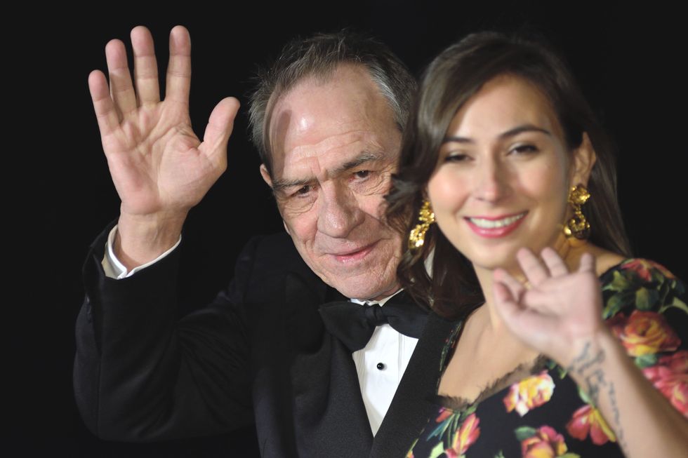 Tommy Lee Jones a Victoria Jones na Mezinárodním filmovém festivalu v Tokiu 2017