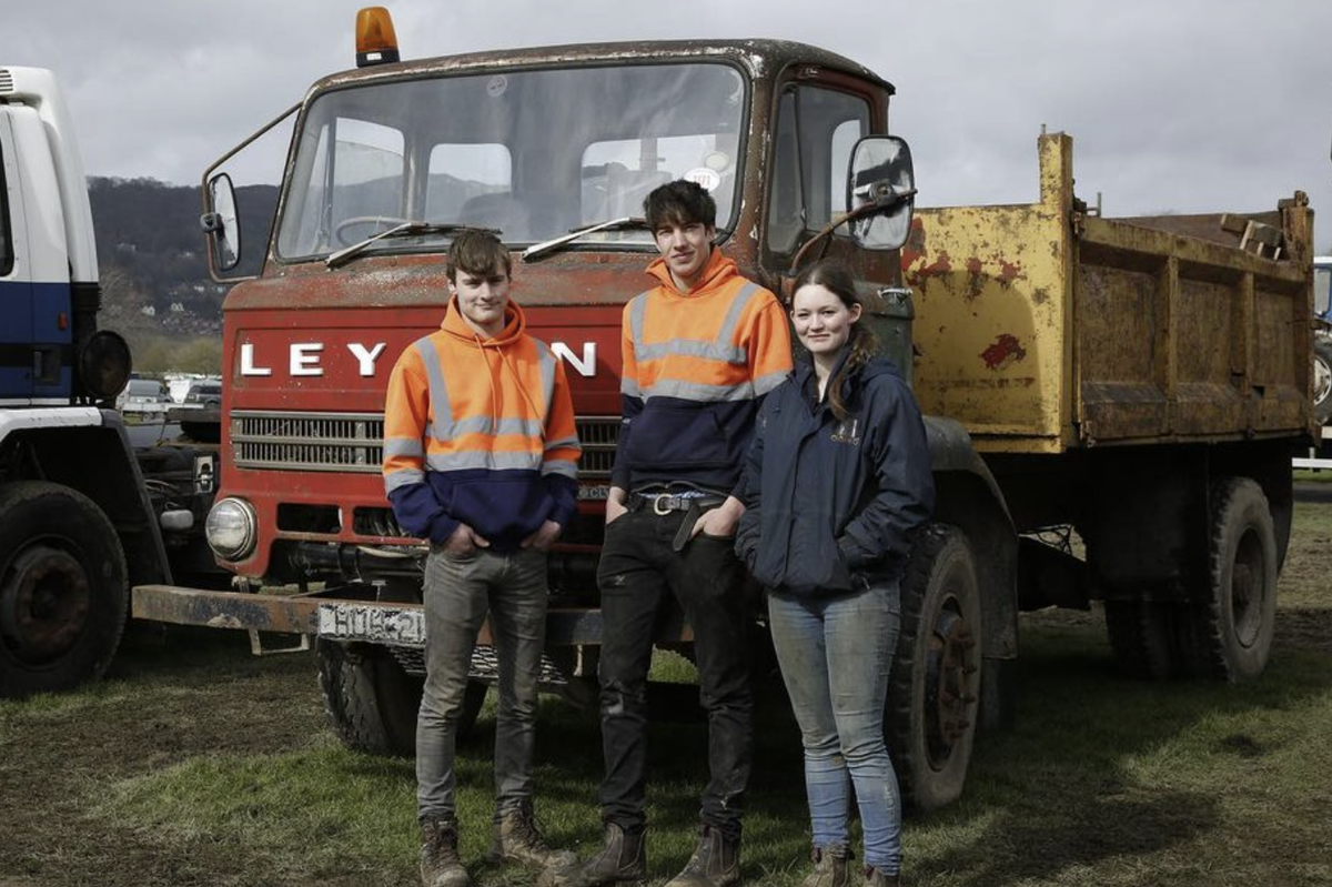 Tommy McWhirter, Reuben Owen and Sarah Dow