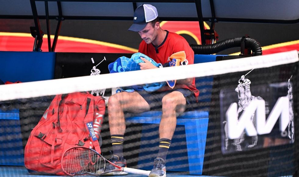 Tommy Paul appeared distraught in the fifth set