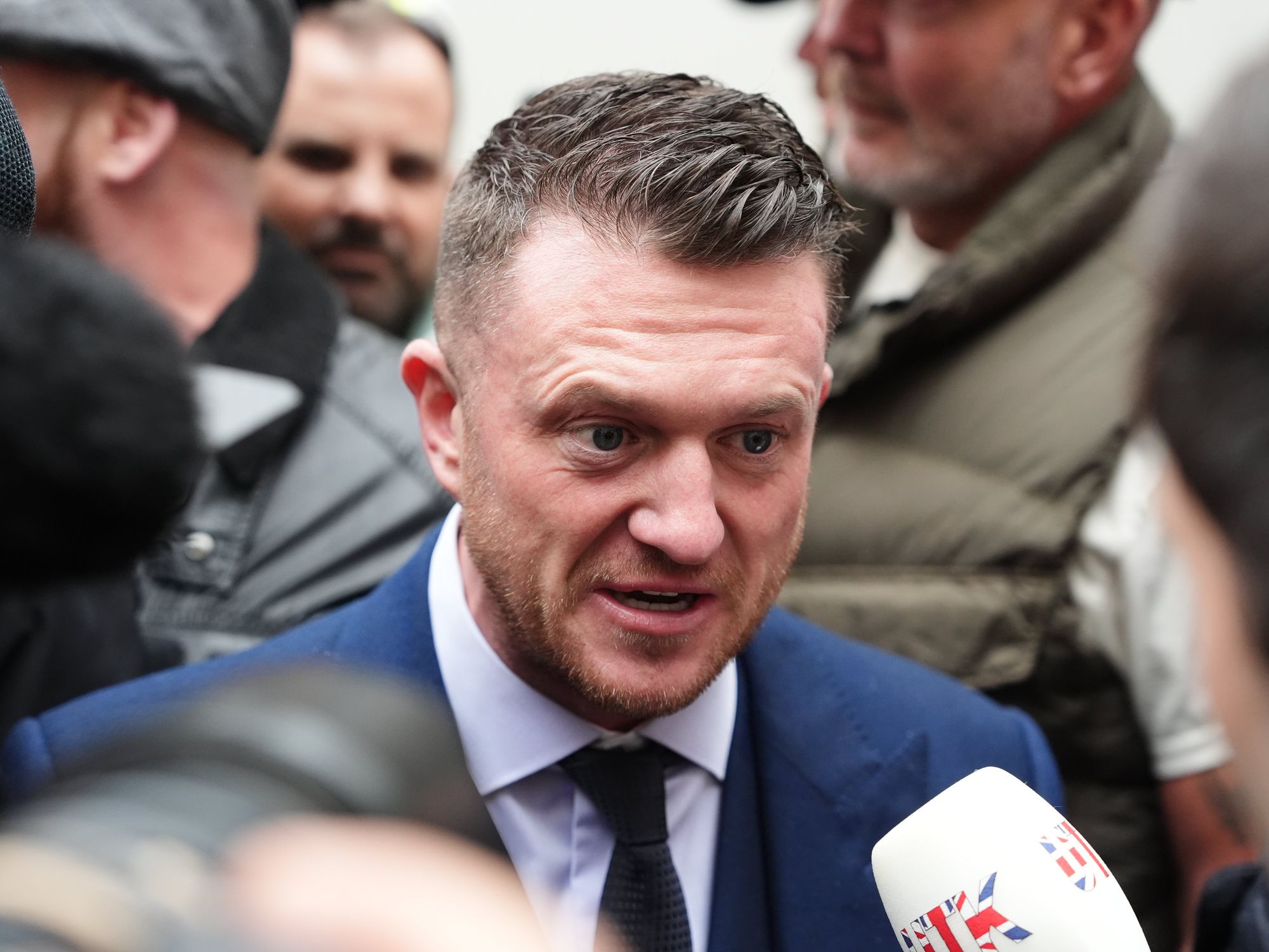 Tommy Robinson refused police request to provide mobile phone pin in order to 'protect journalistic material'
