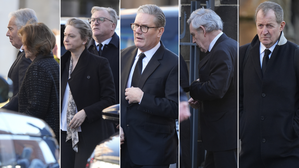 Tony and Cherie Blair/Ed Balls and Yvette Cooper/Keir Starmer/Gordon Brown/Alastair Campbell