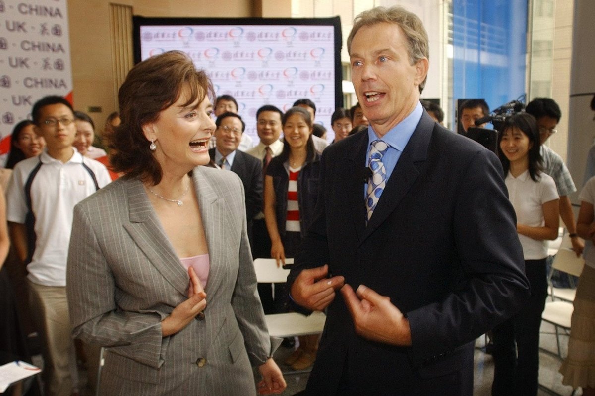 Tony and Cherie Blair