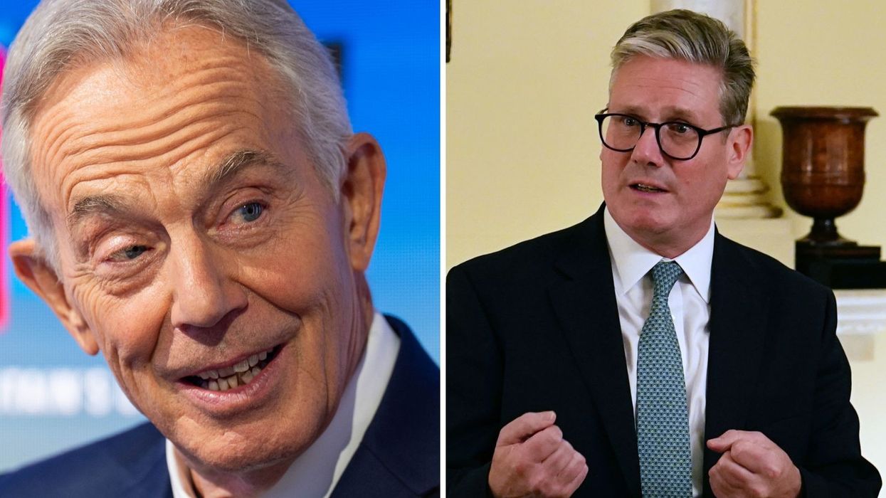 Tony Blair and Keir Starmer in pictures