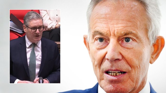 Tony Blair and Keir Starmer