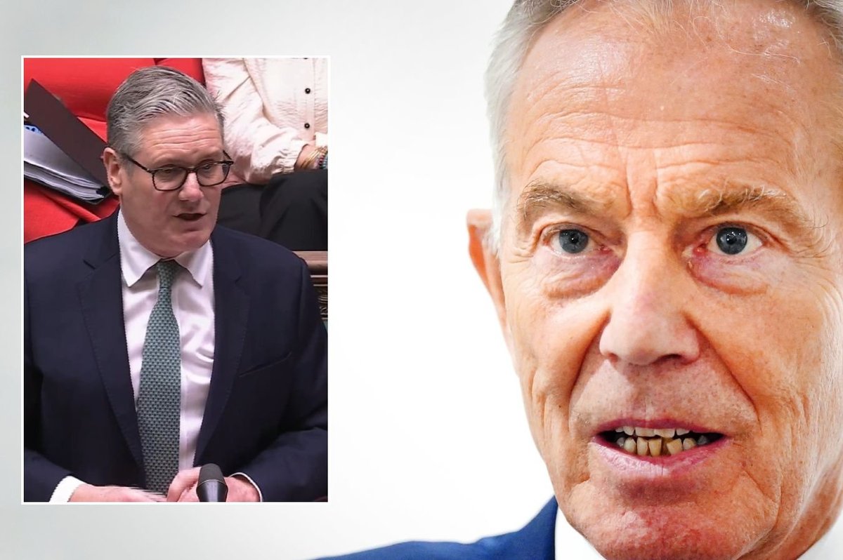 Tony Blair and Keir Starmer