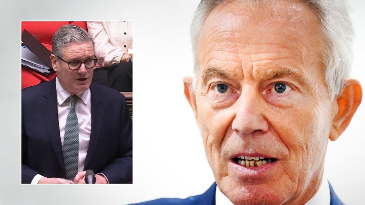 Tony Blair and Keir Starmer