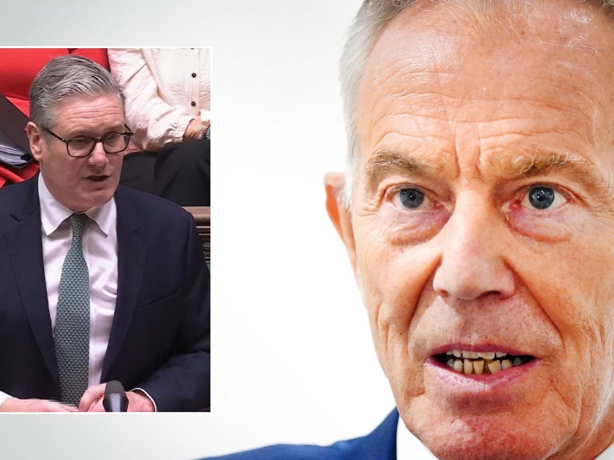 Tony Blair and Keir Starmer