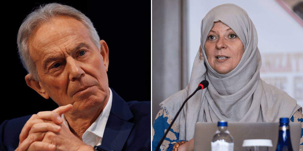 Tony Blair’s sister-in-law sparks fury after describing October 7 massacre as ‘legendary’ Tony Blair’s sister-in-law sparks fury after describing October 7 massacre as ‘legendary’