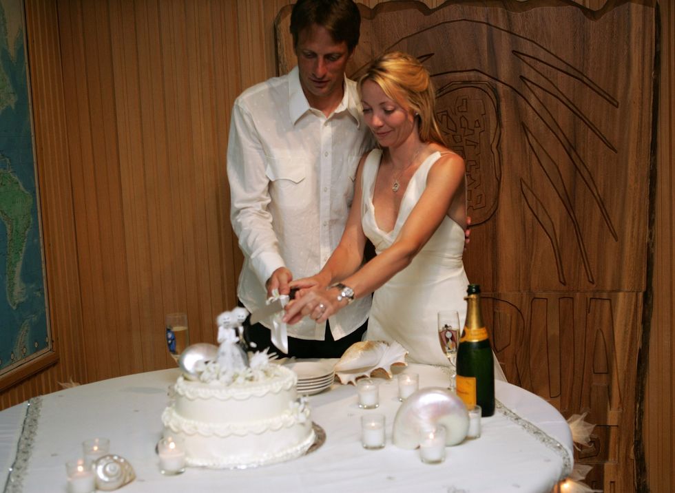 Tony Hawk married in Fiji back in 2006