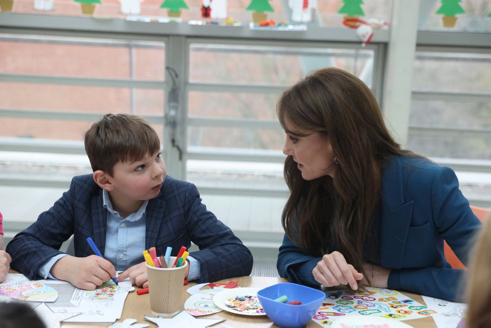 Tony Hudgell and Princess Kate