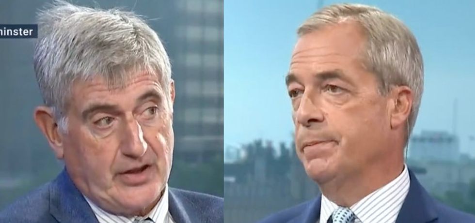 Tony Smith and Nigel Farage