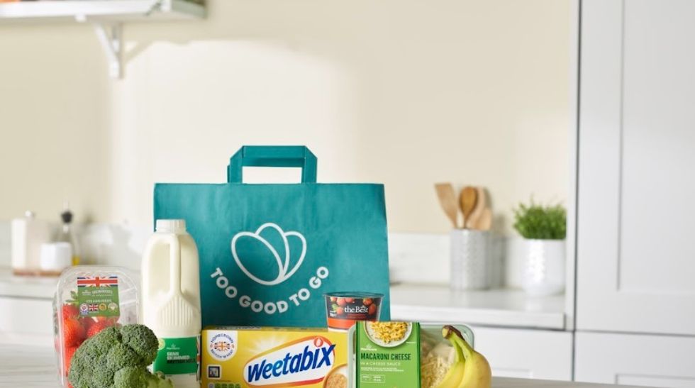 Too Good To Go bag and shopping