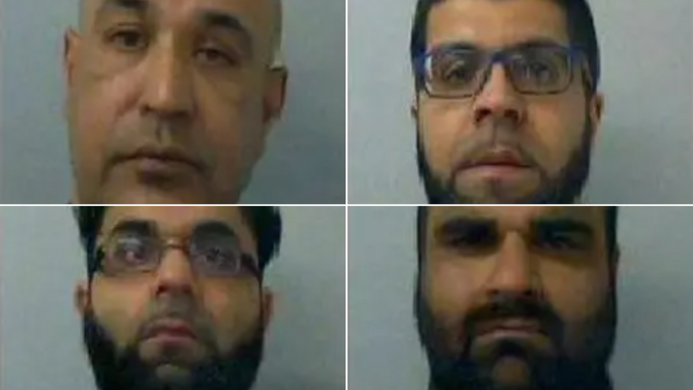 (Top L-R) Alladitta Yousaf, Khalid Hussain (Bottom L-R) Kameer Iqbal, Haji Khan