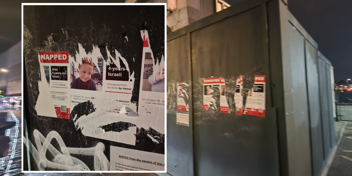 NextImg:Posters of missing Israeli children torn down in latest antisemitic attack