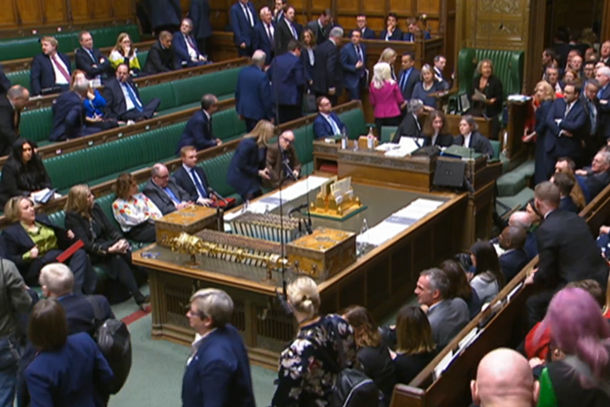 Tory and SNP MPs have stormed out of the House of Commons