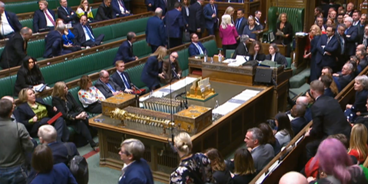 NextImg:Tories and SNP WALK OUT of Commons in protest over Hoyle's bungled handling of Gaza debate