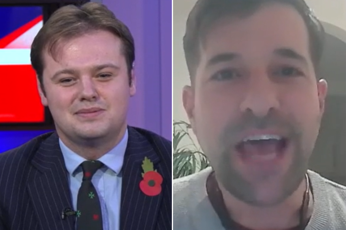 Tory Buckinghamshire councillor David Moore and left-wing commentator Martin Abrams