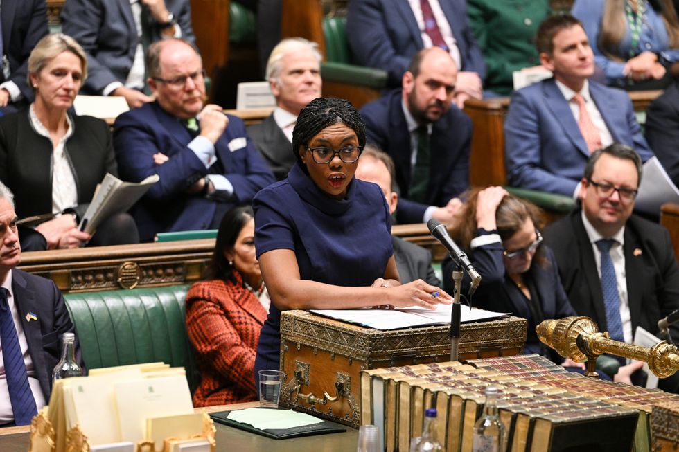 Tory leader Kemi Badenoch heaped pressure on the Prime Minister