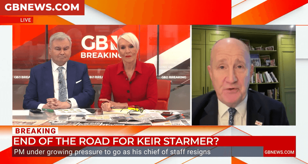 Tory Party Chairman Kevin Hollinrake appeared on GB News Breakfast