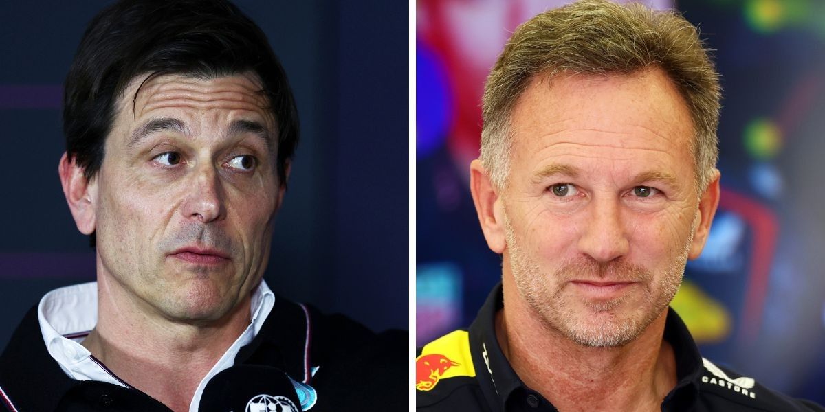 Christian Horner torn to shreds by Mercedes rival Toto Wolff over Red Bull exit Christian Horner torn to shreds by Mercedes rival Toto Wolff over Red Bull exit