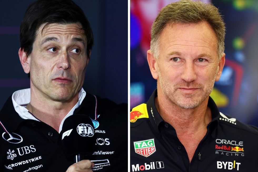 Toto Wolff Christian Horner