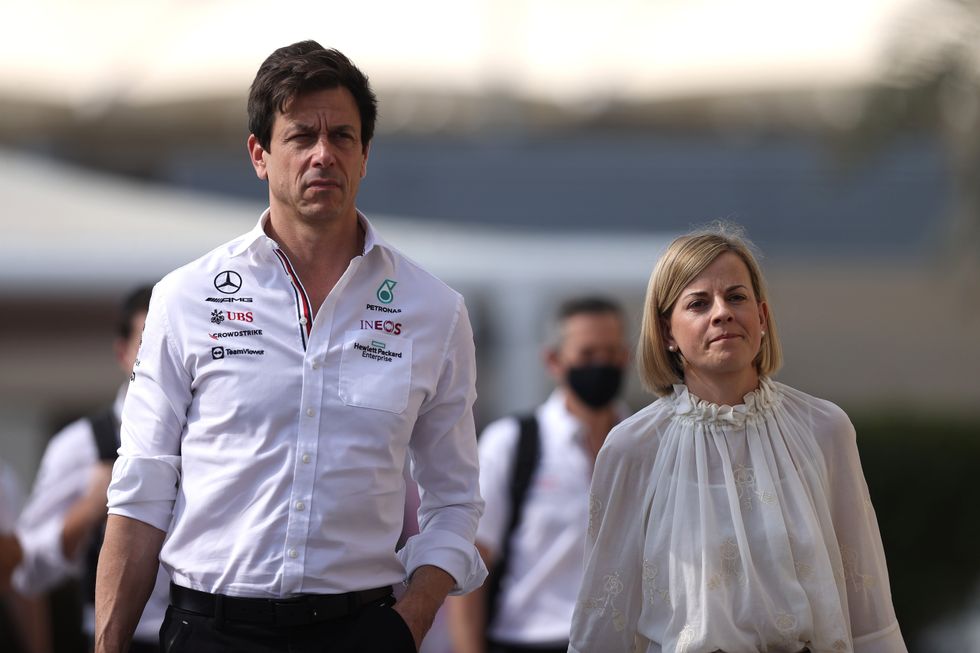 Toto Wolff insists his wife won't back down
