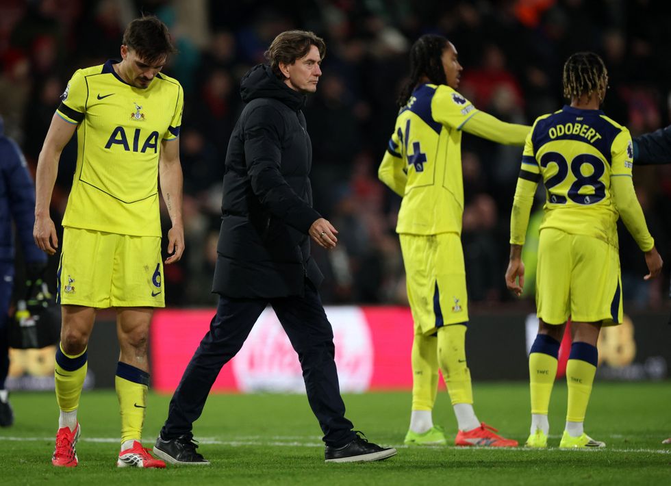 Tottenham are on a six-match winless streak