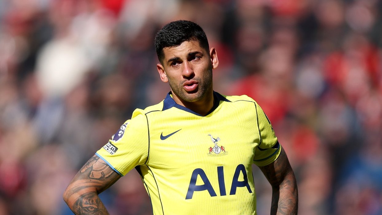 Tottenham captain Cristian Romero