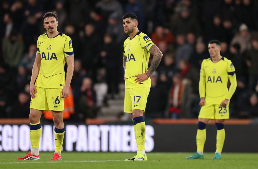 Tottenham star deletes post taking aim at club hierarchy as anger reaches new high after Bournemouth defeat