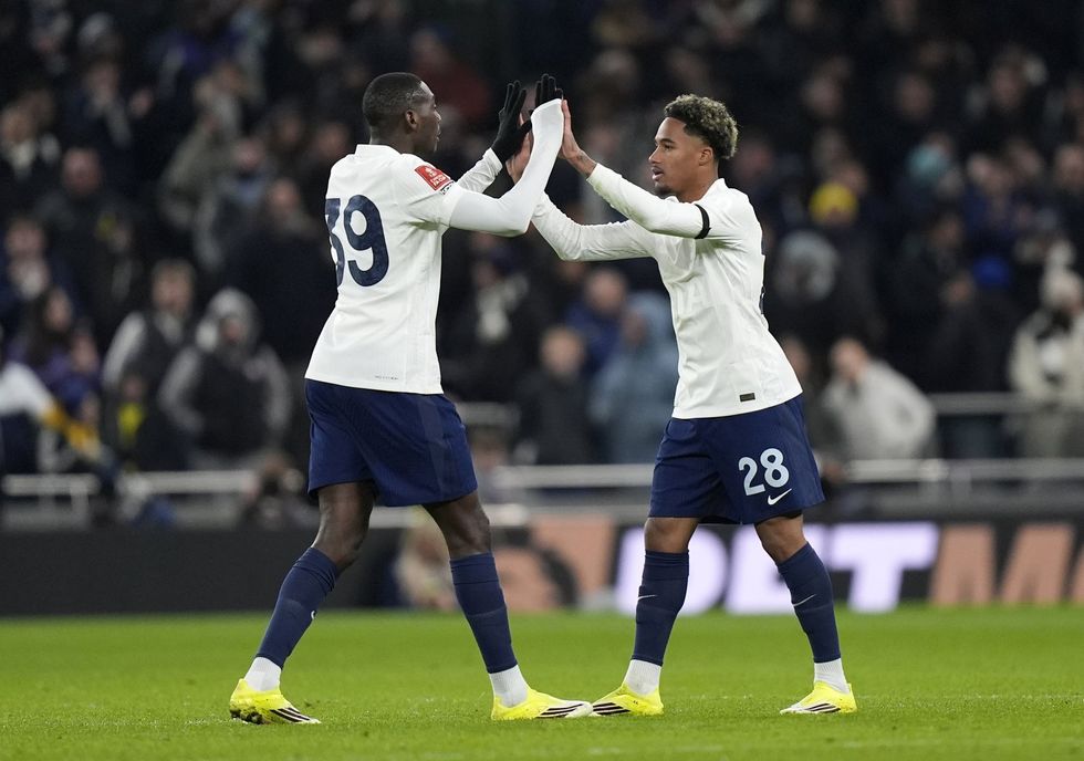 Tottenham Hotspur duo Wilson Odobert and Randal Kolo Muani escaped unharmed after being caught up in a motorway incident