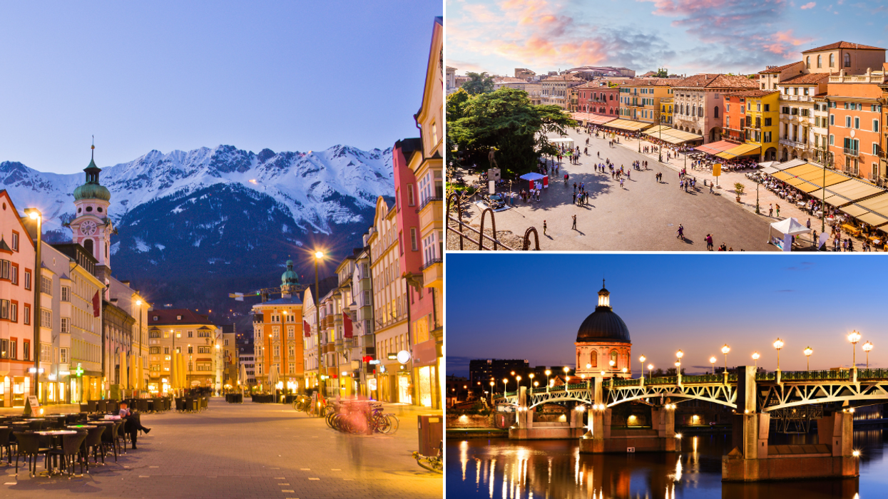 Toulouse in France / Innsbruck in Austria / Verona in Italy